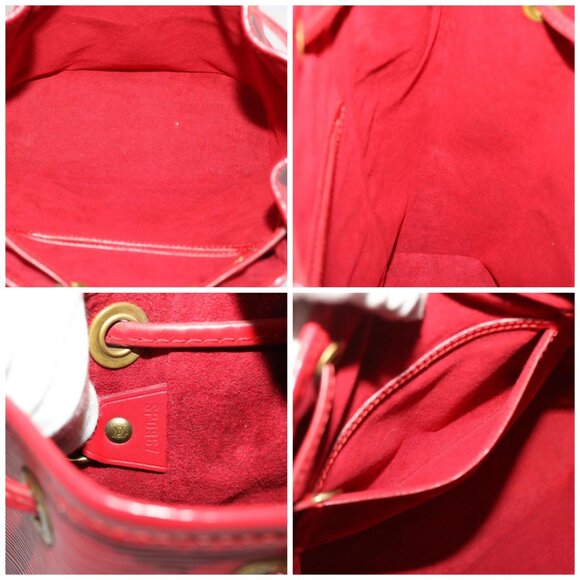 LOUIS VUITTON Epi Montsouris MM Backpack Monaco 700th Red LV Auth 47479 - Picture 15 of 16